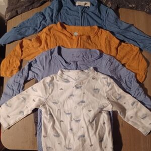 Kids Sleep Sack Pajama Set - Blue, Orange, Light Blue, White - Unbranded